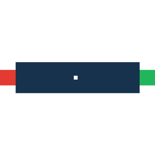 Contained square copy retaining red and green edge markers with large transparent margins above and below